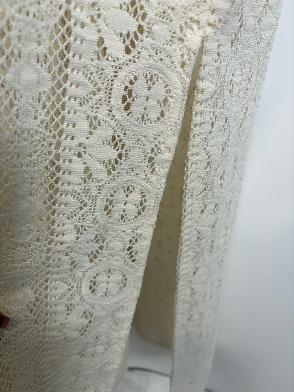 No Boundaries Cream Lace Racerback Maxi Dress - Picture 8 of 11